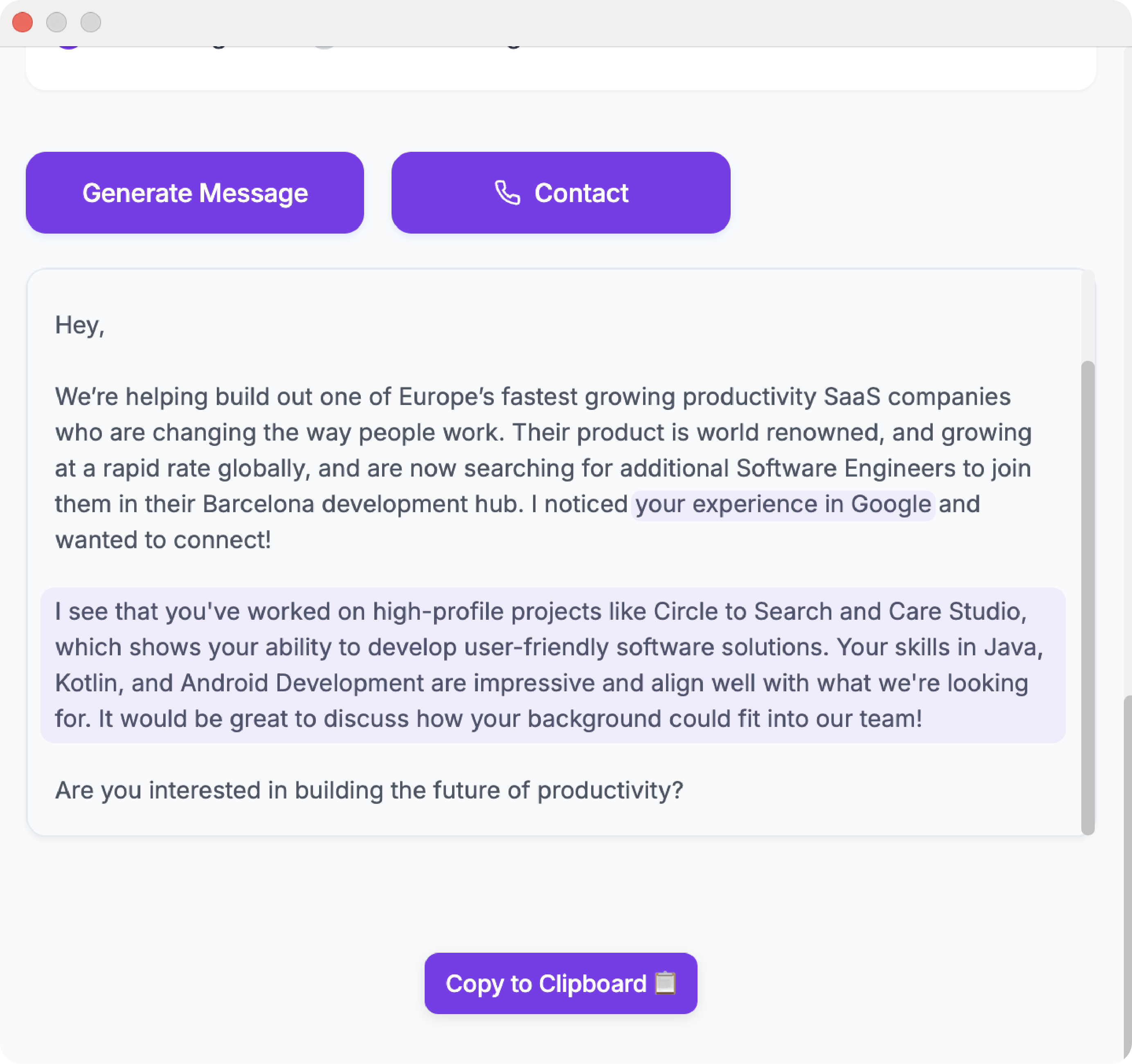 Profile Analysis