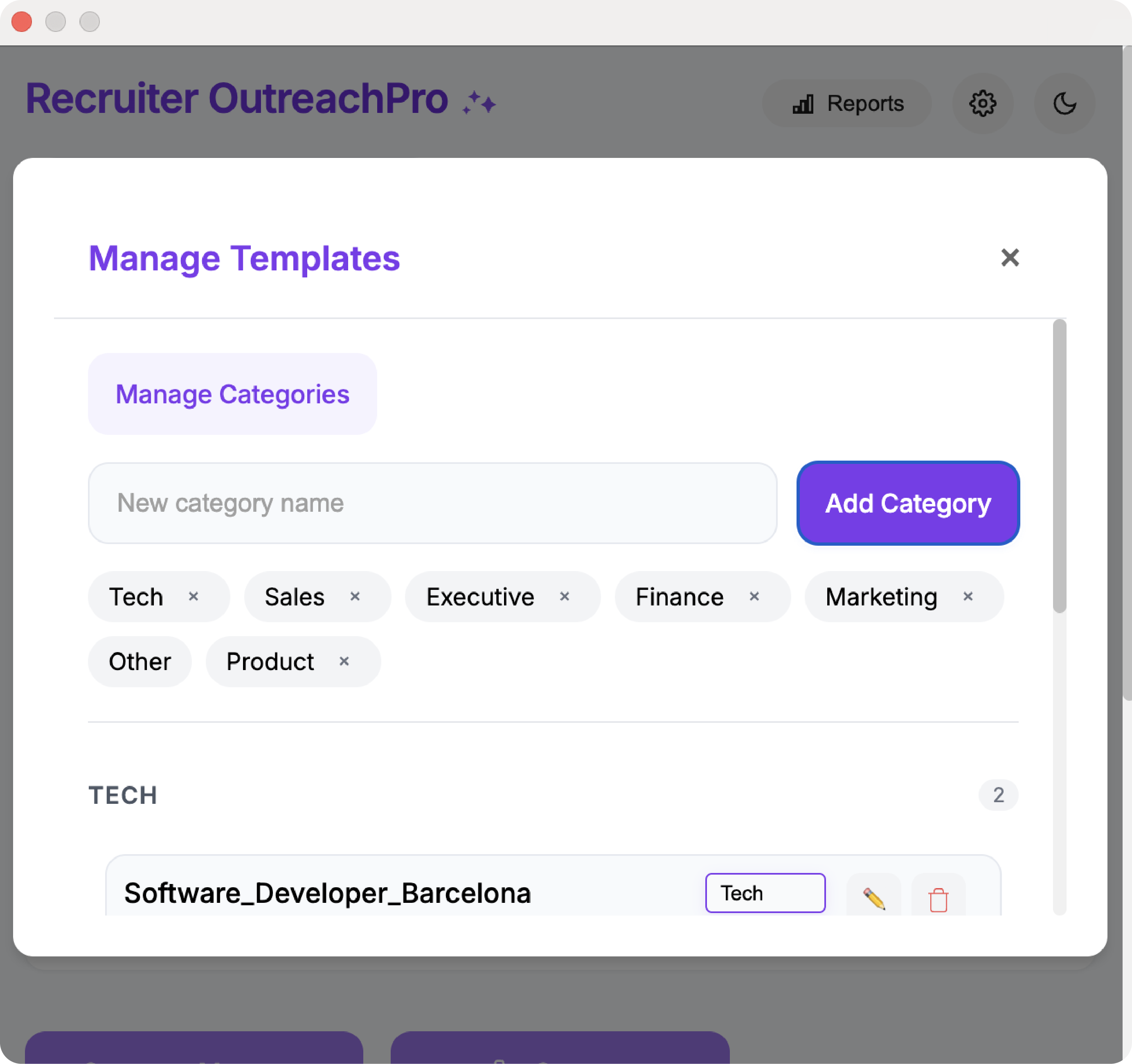 Template Management